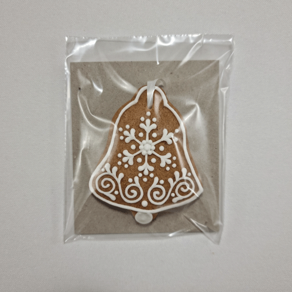 Csudaíz Gingerbread Bell Christmas Tree Ornament