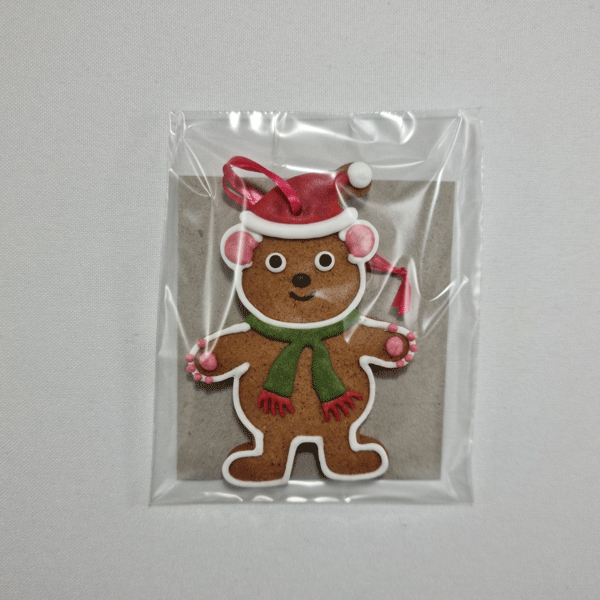 Csudaíz Gingerbread Bear Christmas Tree Ornament