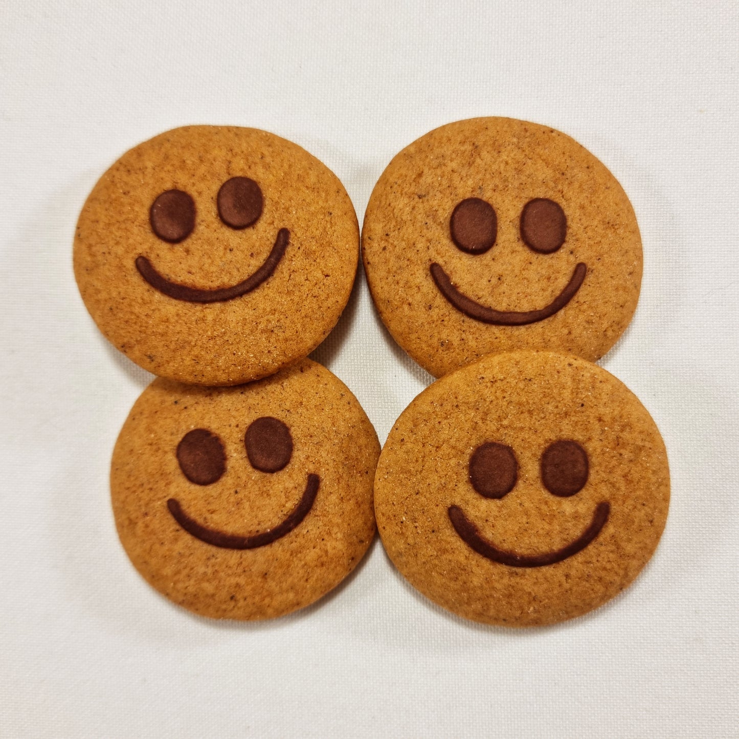 Kakaóval rajzolt puha Csudaíz mézeskalács smiley desszert csomag (4db)-os