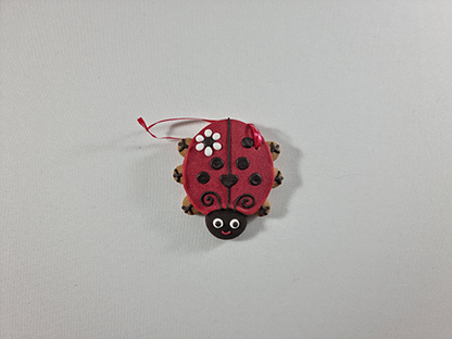Csudaíz Gingerbread Ladybug Christmas Tree Ornament
