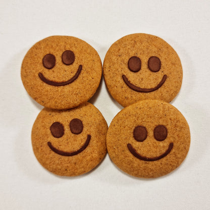 Kakaóval rajzolt puha Csudaíz mézeskalács smiley desszert csomag (4db)-os